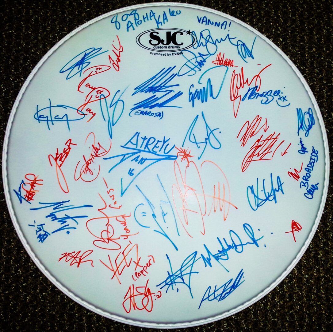 Warped Tour 2016 Signed Drumhead Giveaway 1