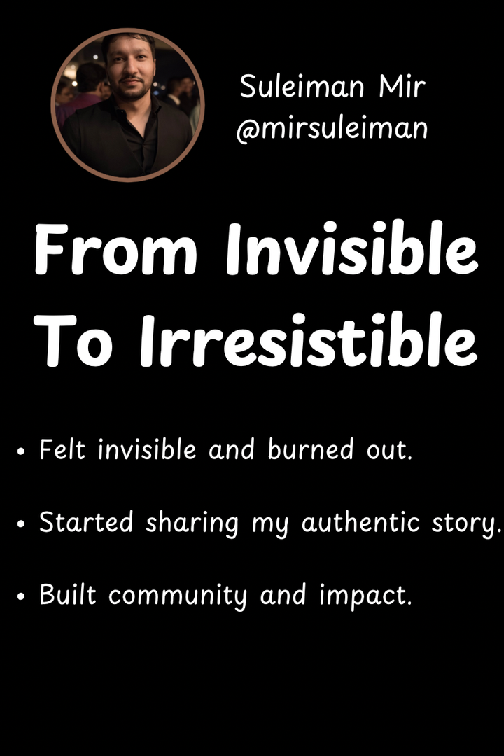 From Invisible to Irresistible