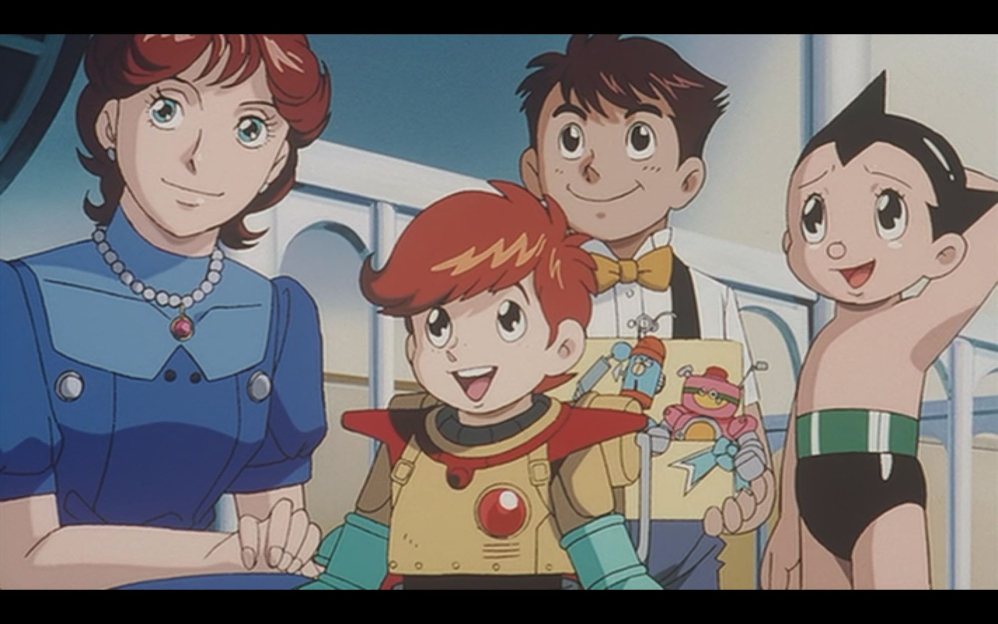 astro, robot boy and family