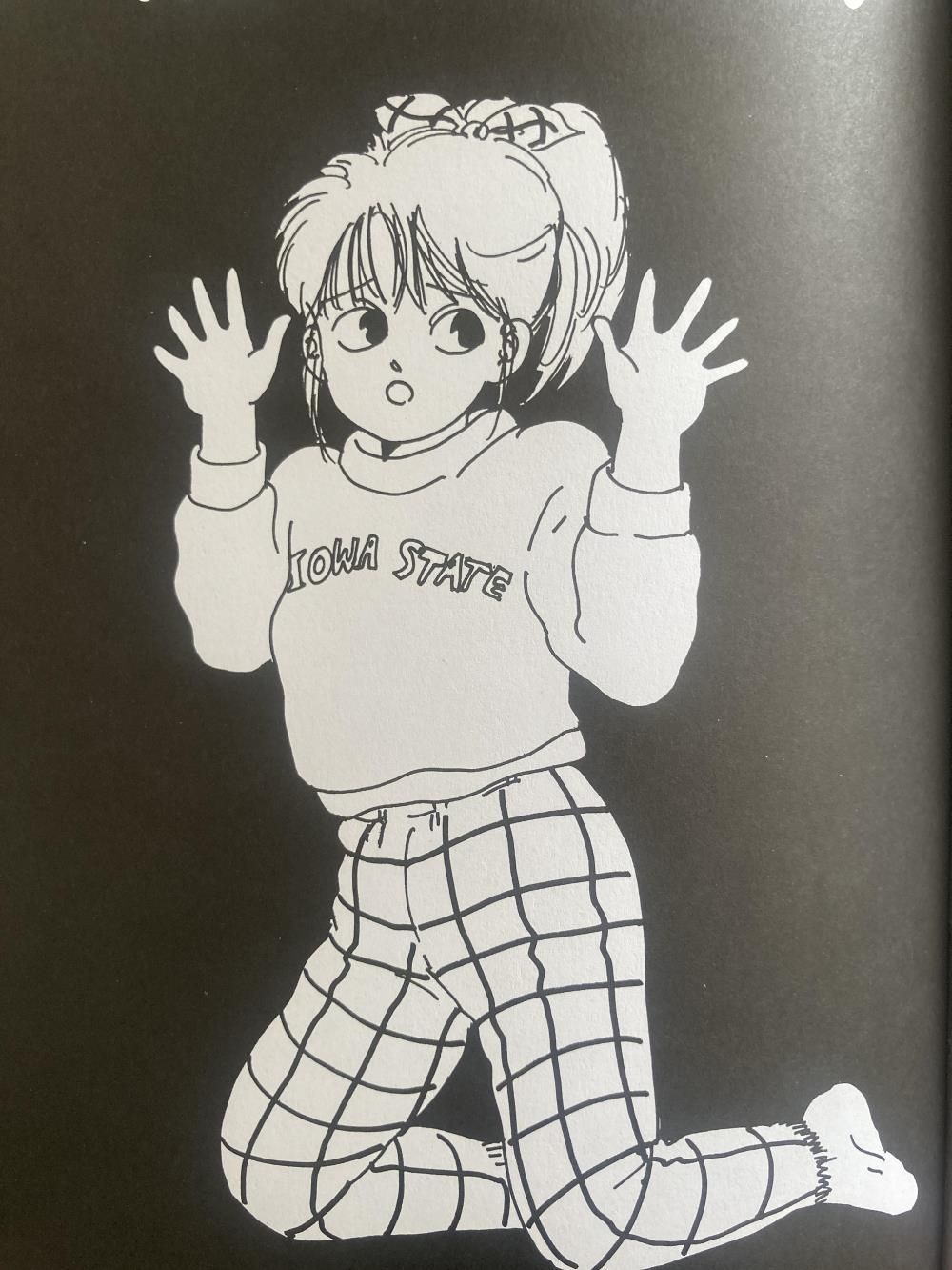 minami in iowa state sweatshirt