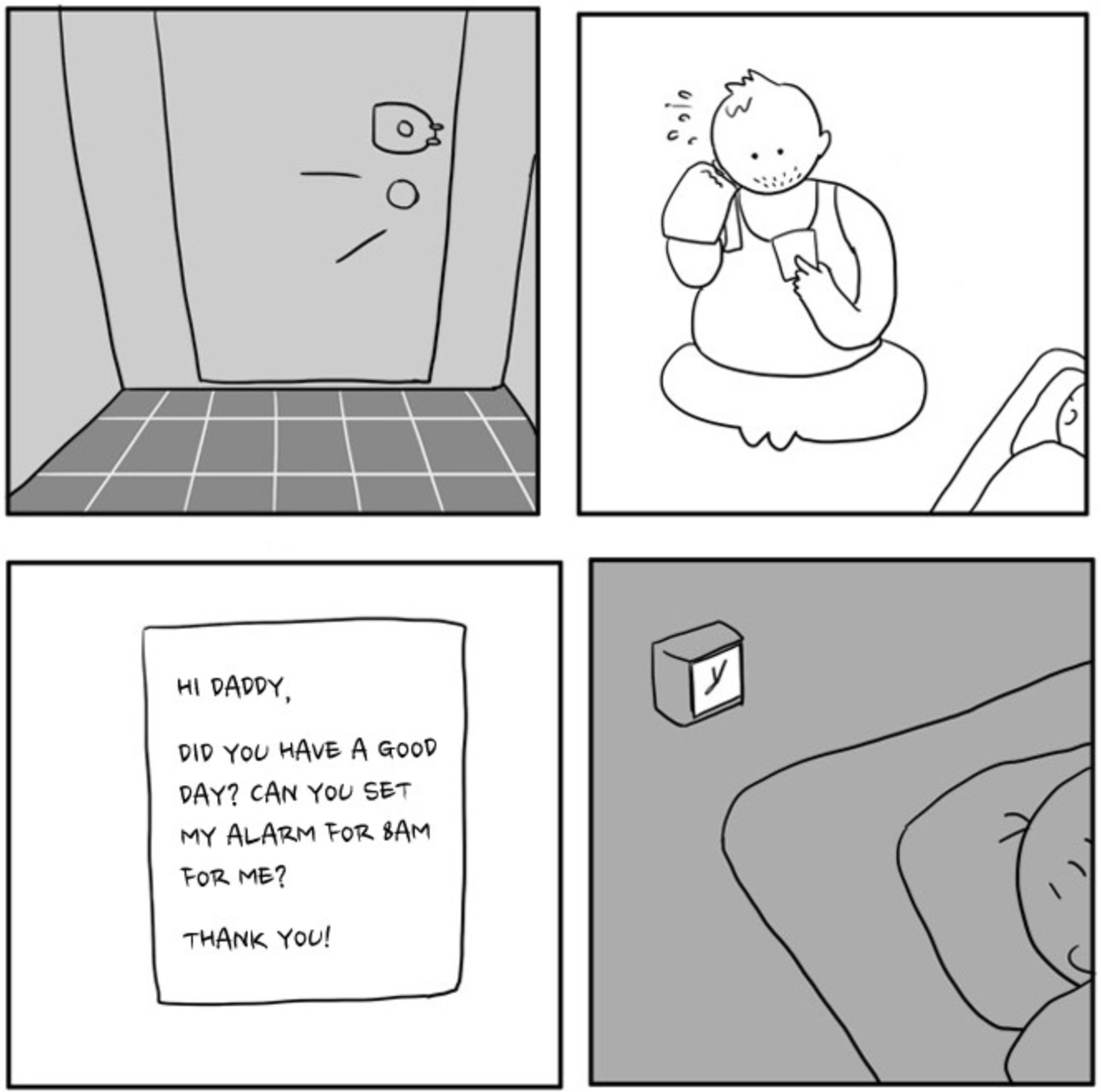 kids are all right dai writes dad a note