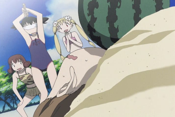 yuri and friends at beach