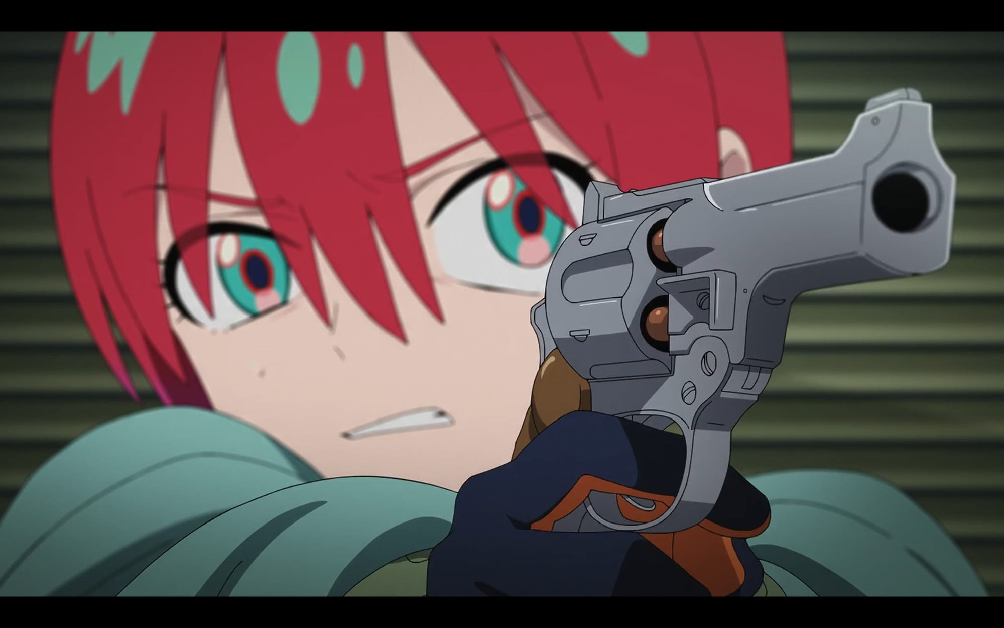 machu points a pistol