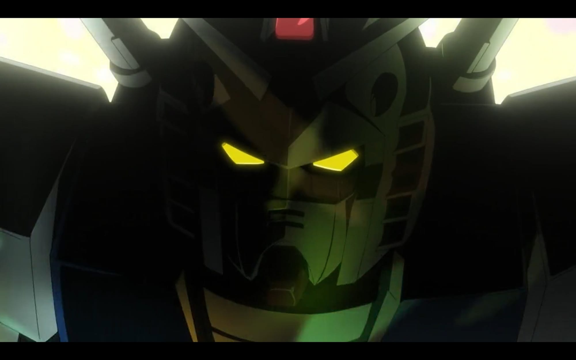 the face of the original gundam