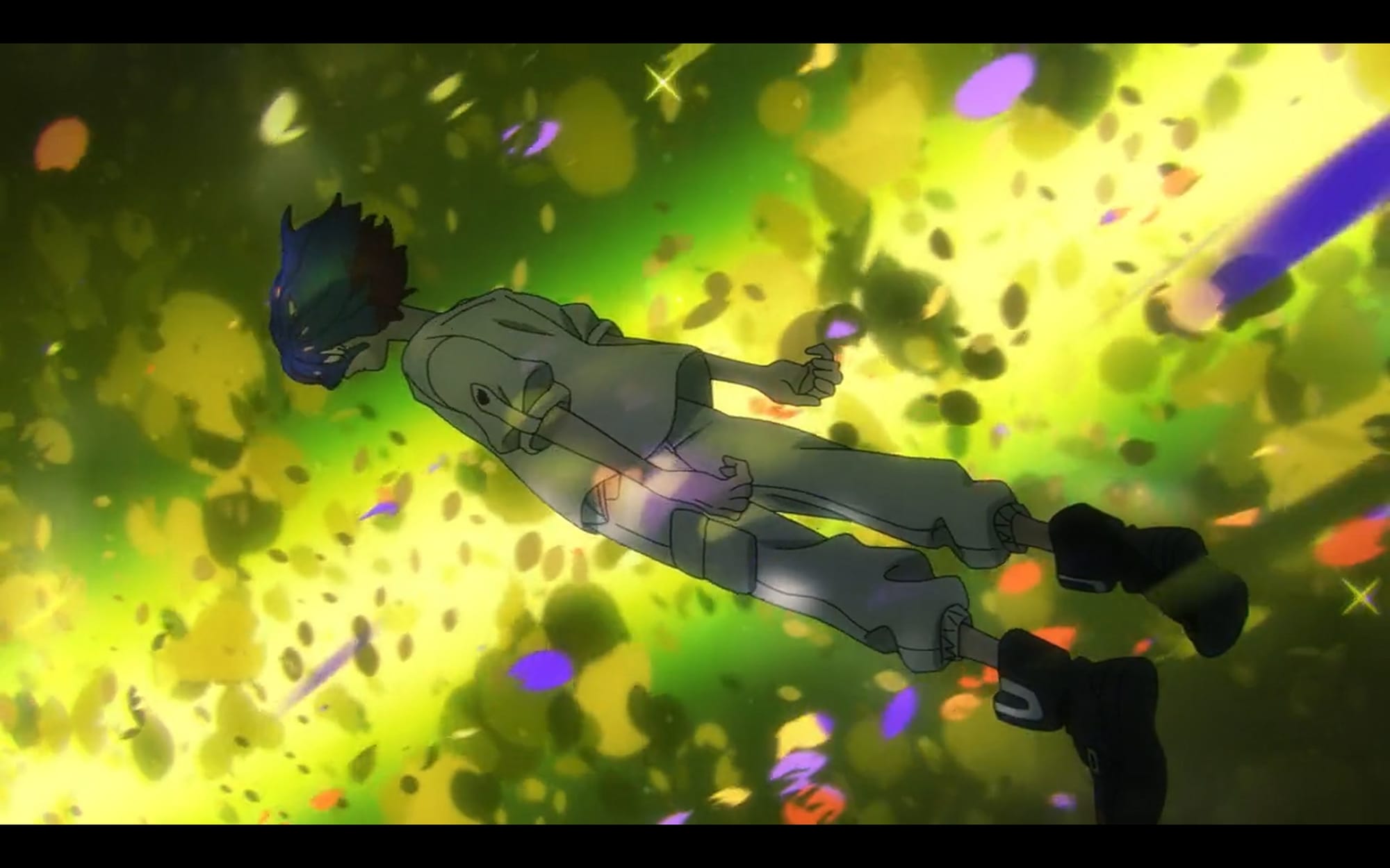 shuji stands in the kira kira