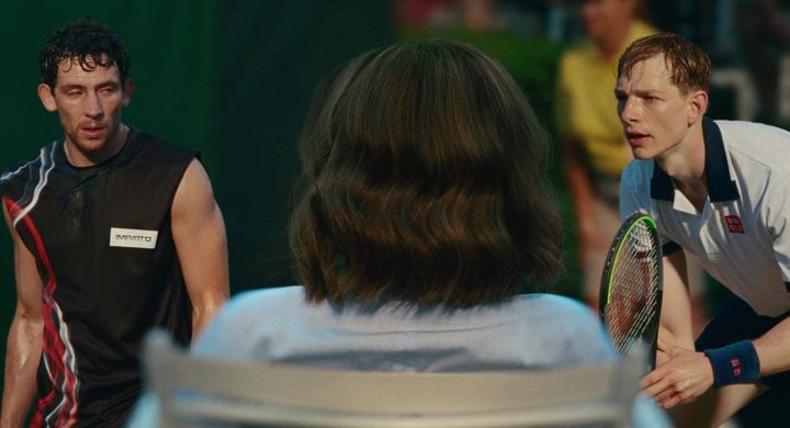 patrick and art face off with zendaya in the middle