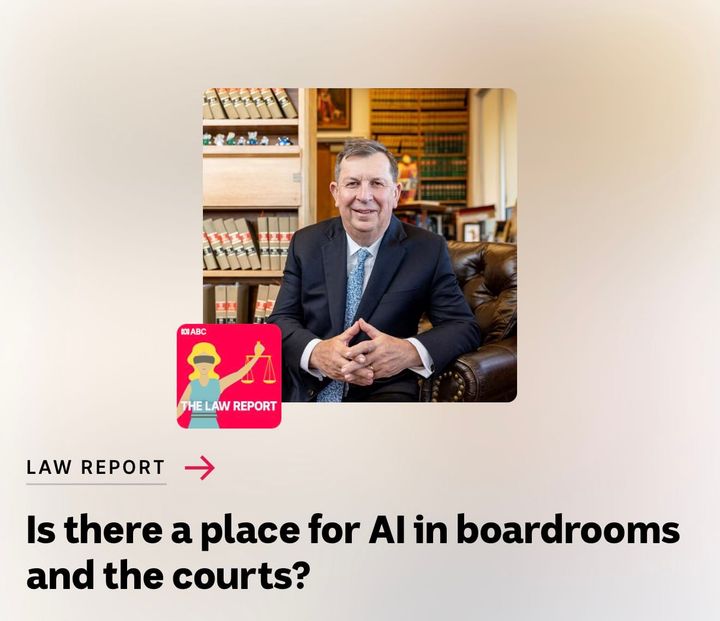 Chief Justice of NSW interviewed on RN Law Report