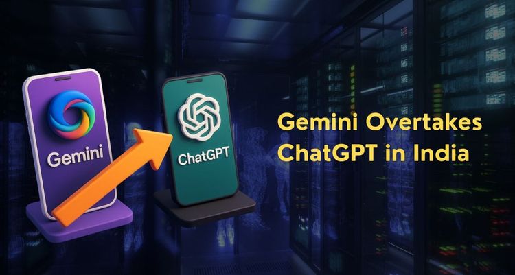 Gemini Overtakes ChatGPT in India: Why Gemini’s Rising Popularity Matters for Tech & Stocks