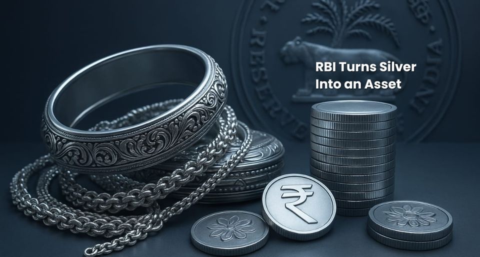 RBI Turns Silver Into an Asset: Now Borrow Loans Against Your Silver Jewellery