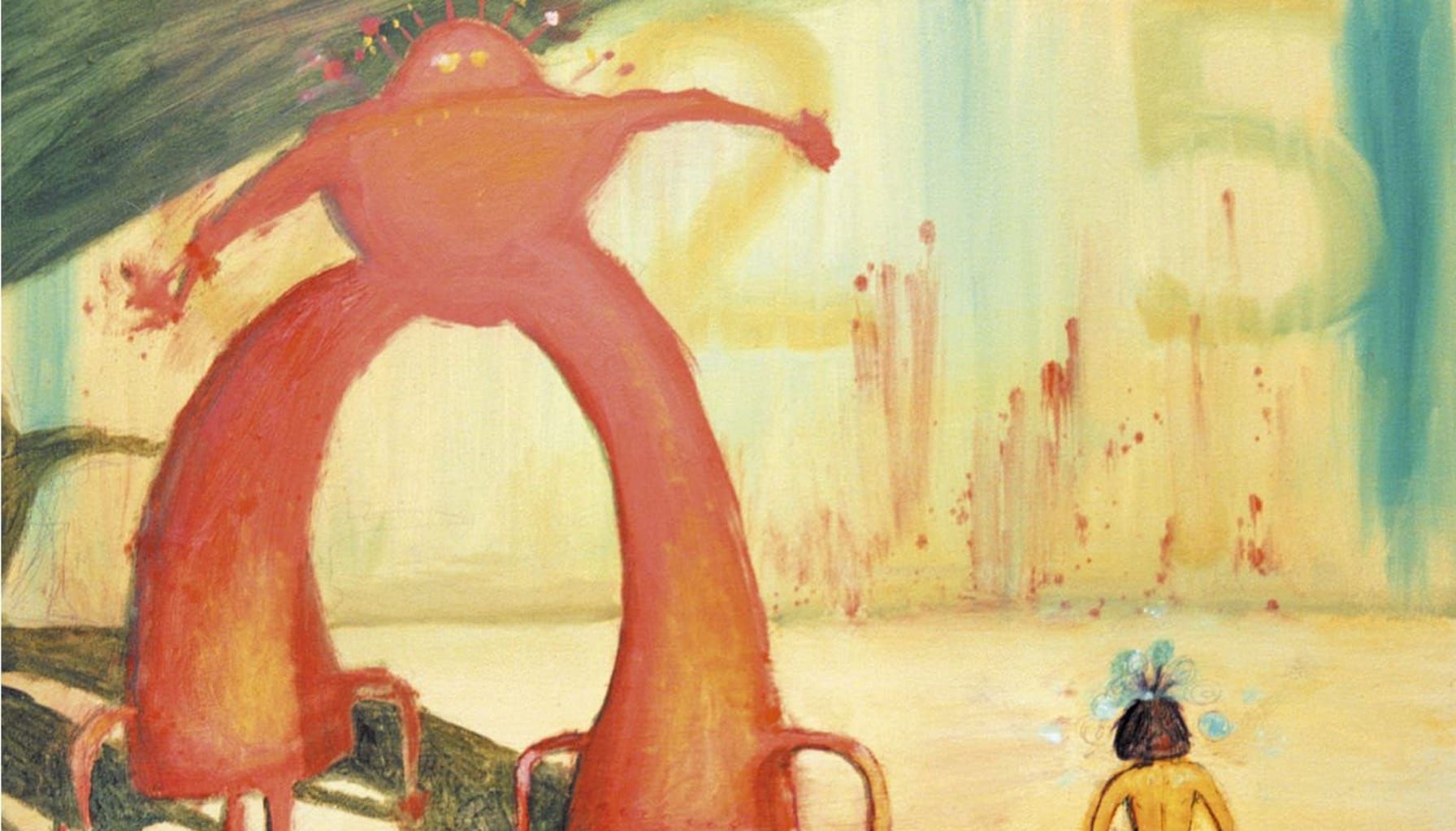 "Yoshimi Battles the Pink Robots" album artwork (2002)
