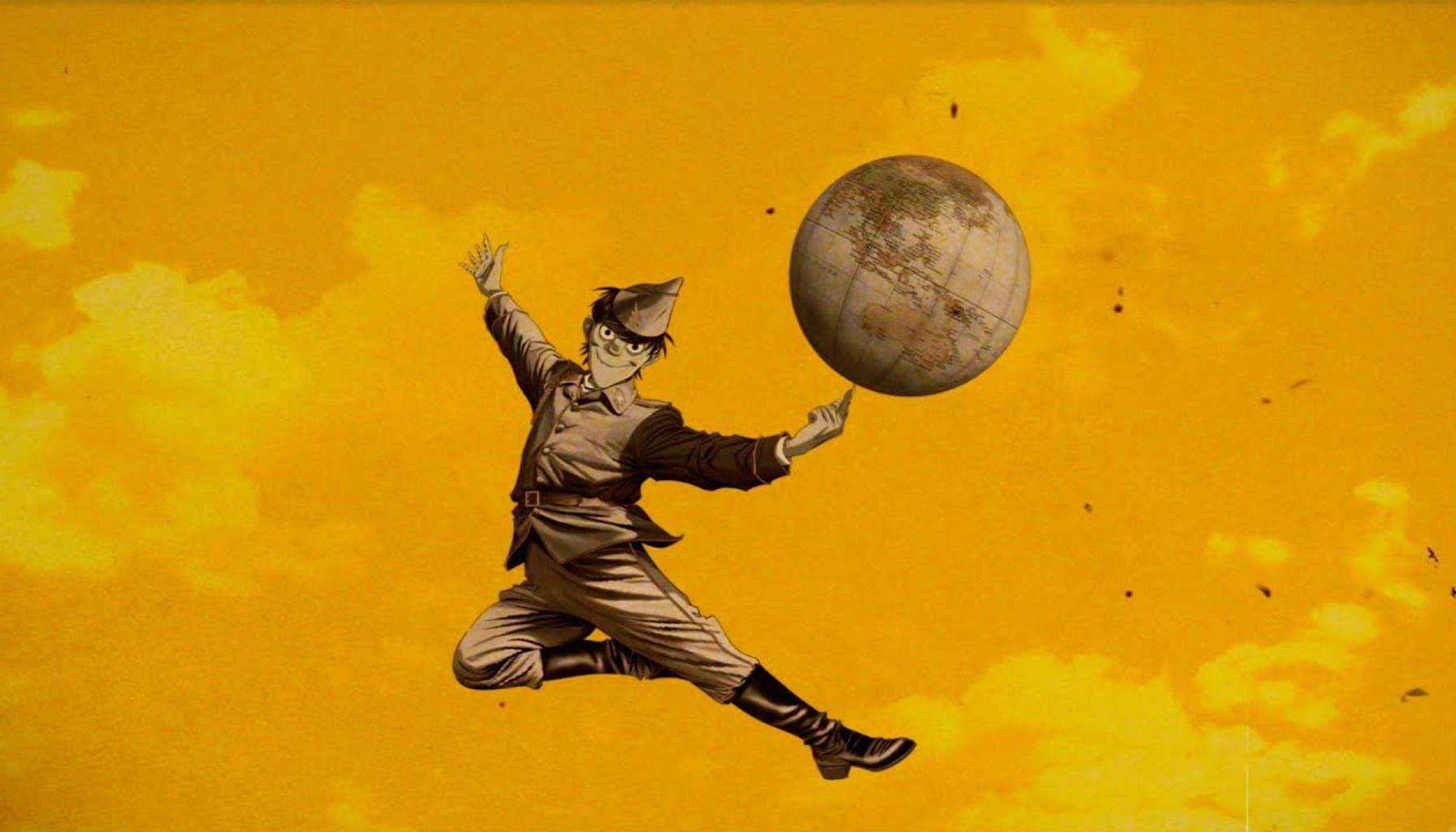 Still from Gorillaz' "Happy Dictator" video