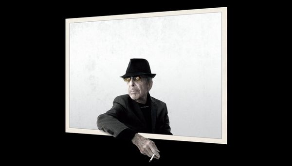 Cropped version of Leonard Cohen's album cover for You Want It Darker (2016)