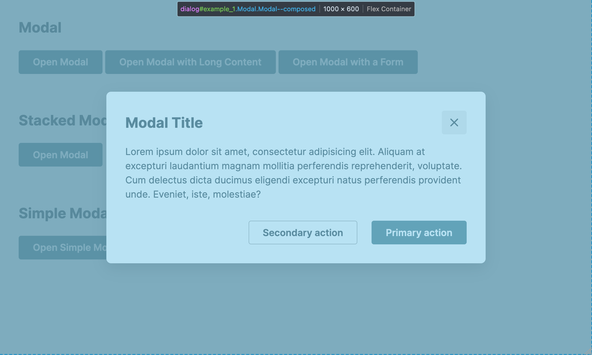 Element <dialog> zabírá celou obrazovku a vykresluje se v nejvyšší vrstvě (top layer)