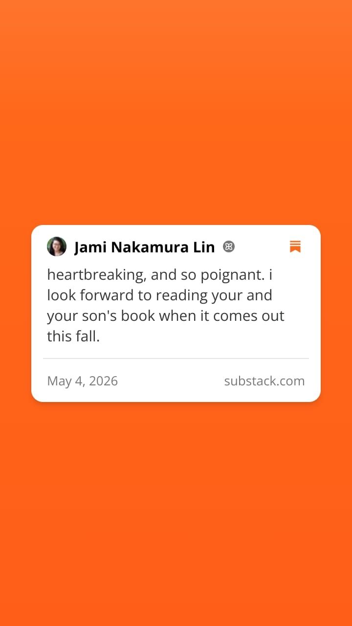 Not to be an embarrassing fangirl, but Jami Nakamura Lin saying this to me is one of the pinnacles of my writing career, thank you, I will now lie down for the rest of the day until I can be more coherent.