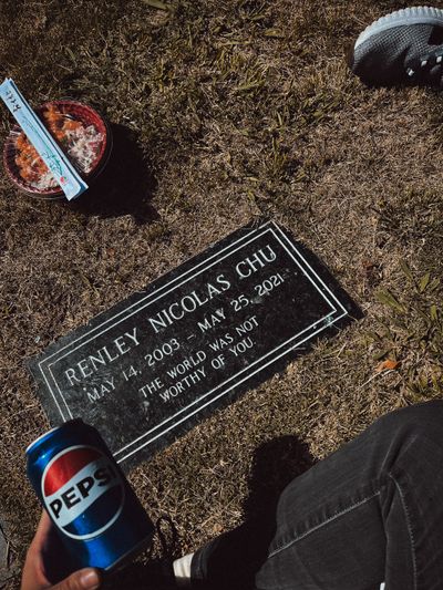 Pepsi and poke with Ren today.