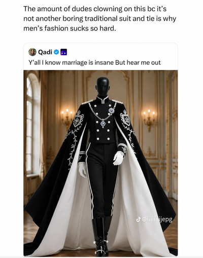 I'd like men more if they dressed like this