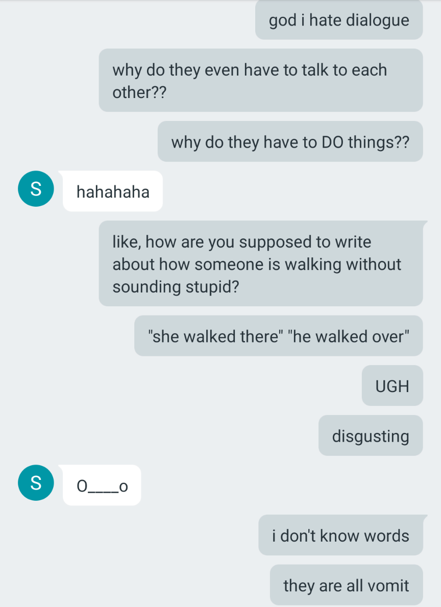 Writing woes