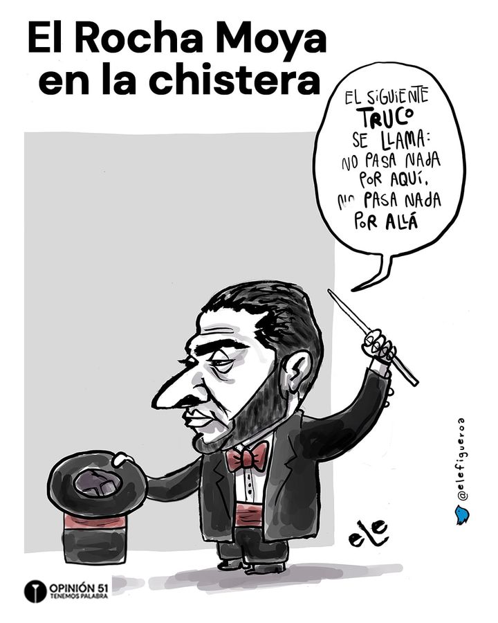 El Rocha Moya en la chistera