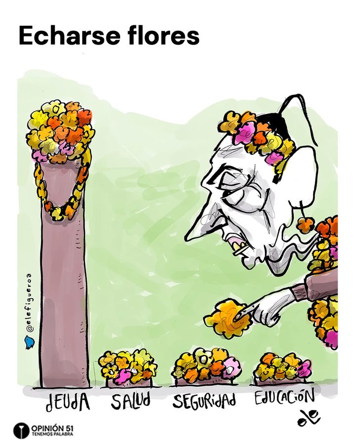 Echarse flores