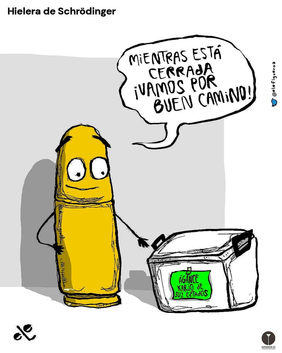 Hielera de Schrödinger