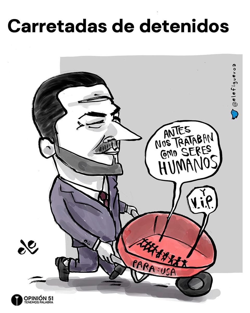 Carretadas de detenidos