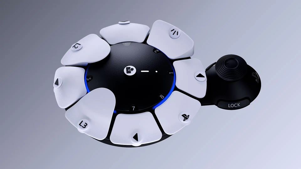 An image of the Playstation Access Controller.