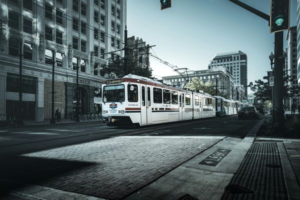 Light rail in Salt Lake City