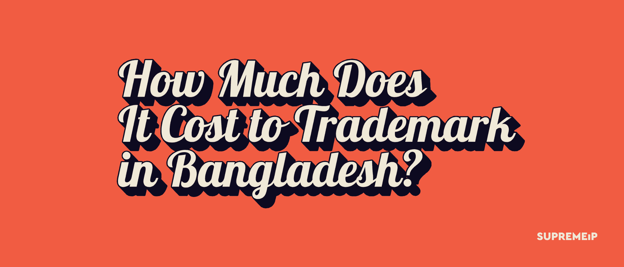 Trademark registration cost in Bangladesh