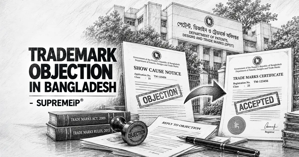 Trademark Objection & Office Action in Bangladesh Guide | SUPREMEiP®