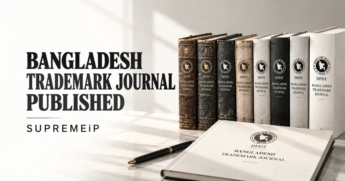 Bangladesh Trademark Journal No. 336 Published — Opposition Deadline: 08 February 2026