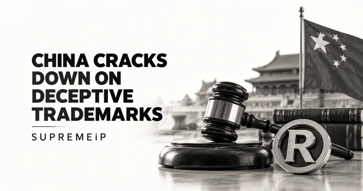 China Cracks Down on Deceptive Trademarks: 1.27M Rejections & Global IP Impact
