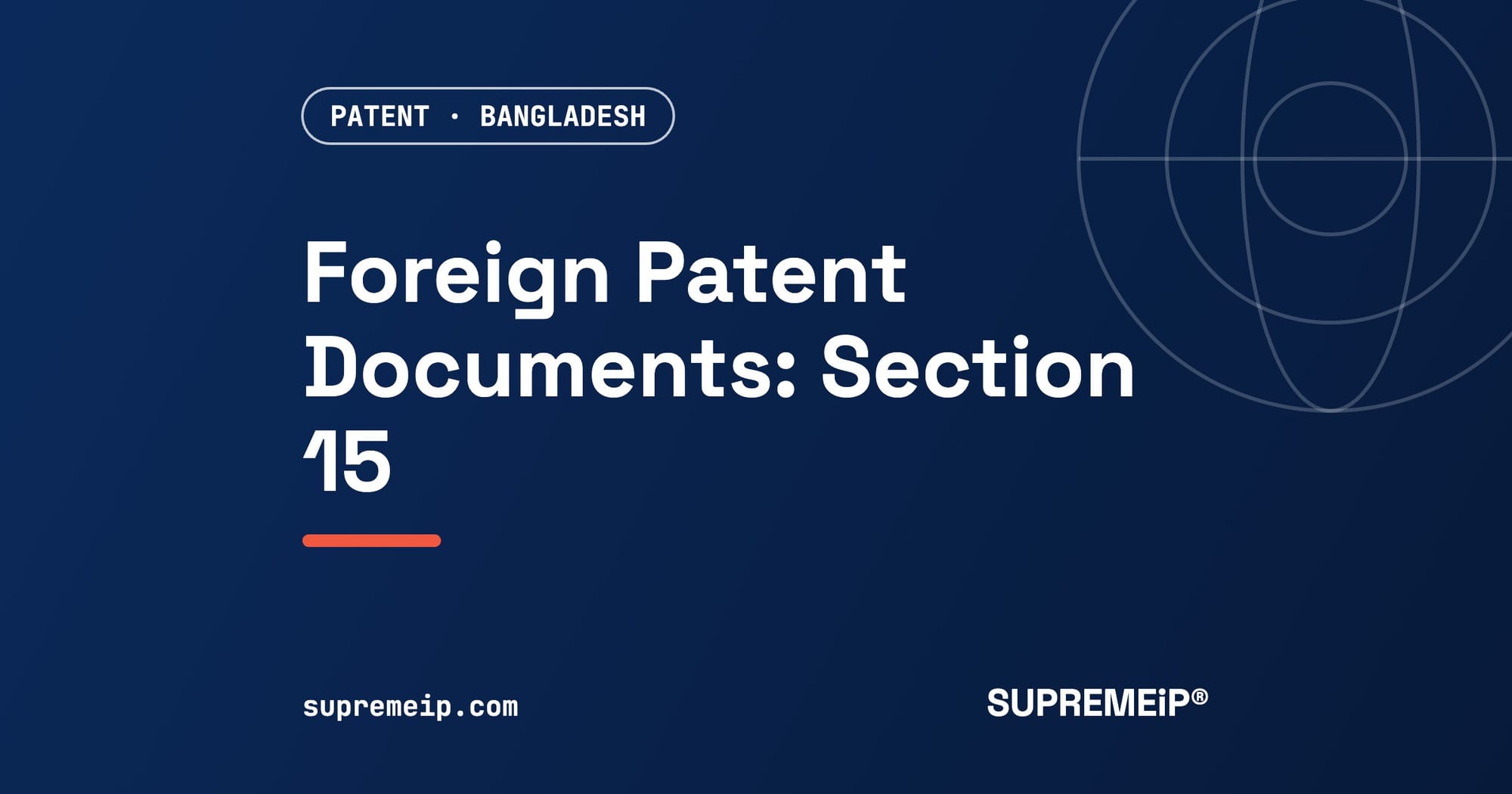 Foreign Patent Application Documents in Bangladesh: Section 15