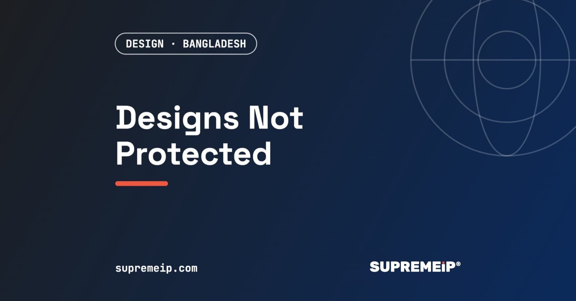 What Designs Are Not Protected in Bangladesh?