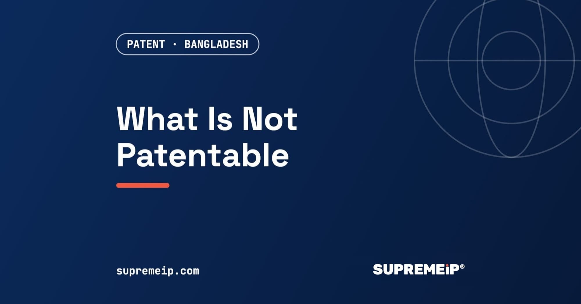 Which Inventions Are Not Patentable in Bangladesh?