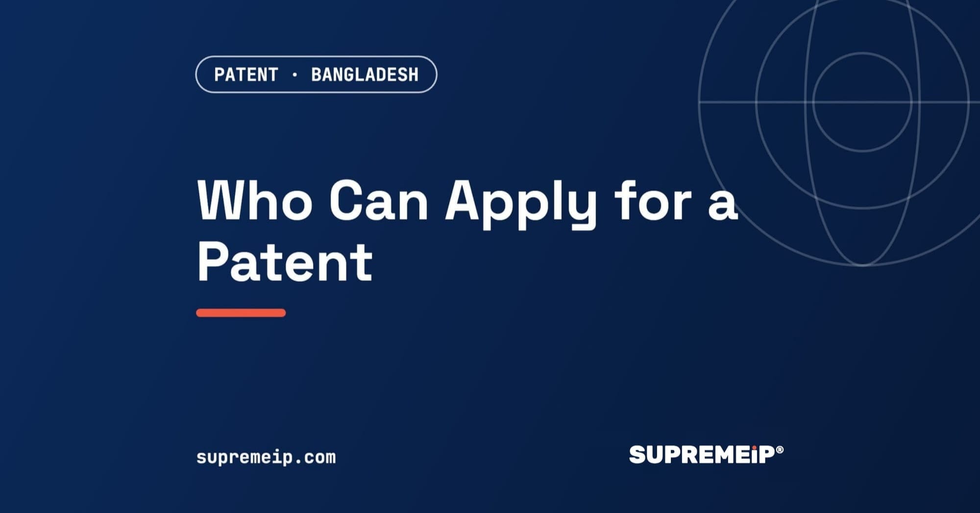 Who Can Apply for a Patent in Bangladesh?