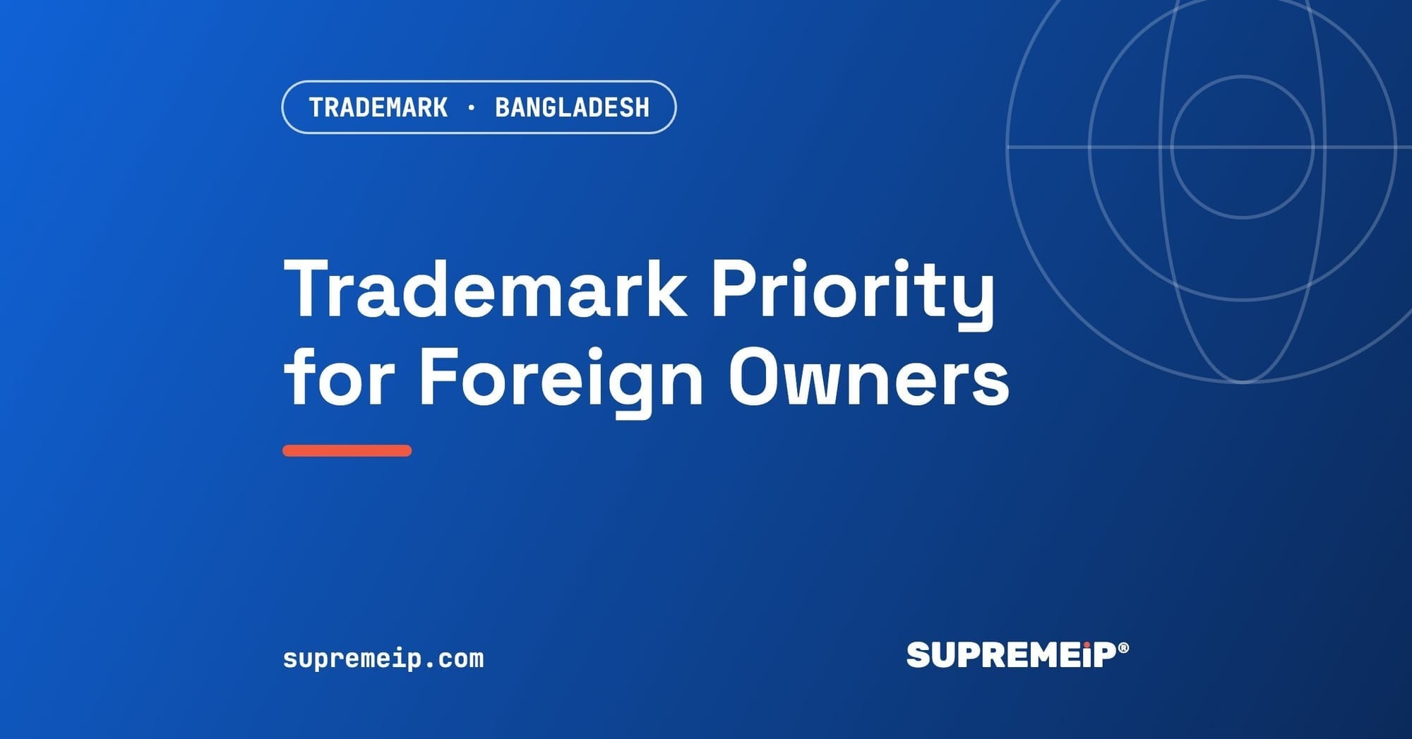 Trademark Priority for Foreign Applicants in Bangladesh