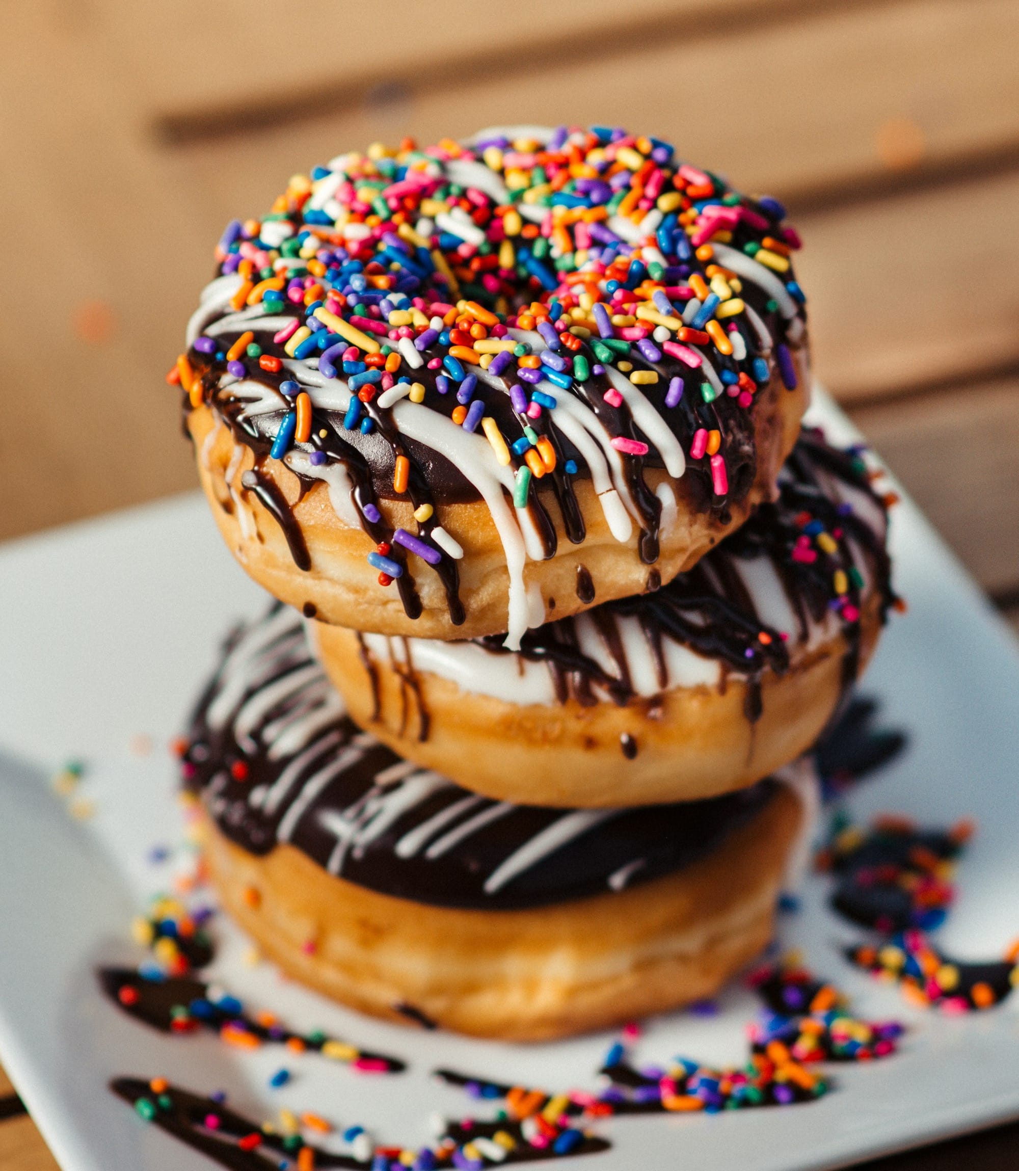 doughnut with toppings
