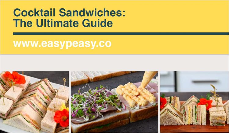 Cocktail Sandwiches: The Ultimate Guide eBook