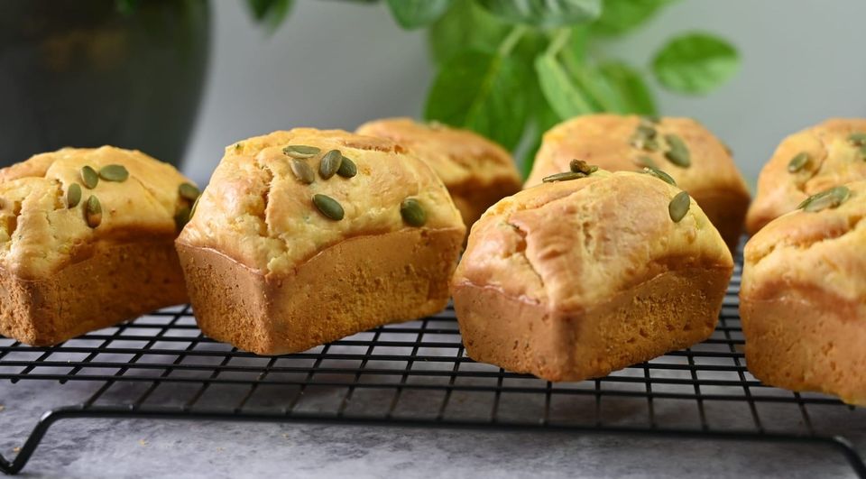 Pumpkin and Cream Cheese Mini Loaves