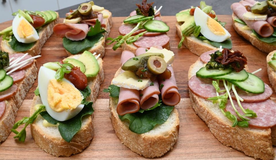Open Danish Sandwiches