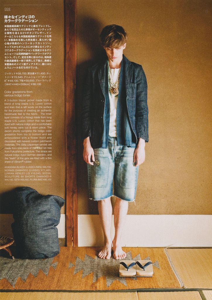 SENSE Magazine "TEXT in visvim" 2012 Spring/Summer Collection Editorial