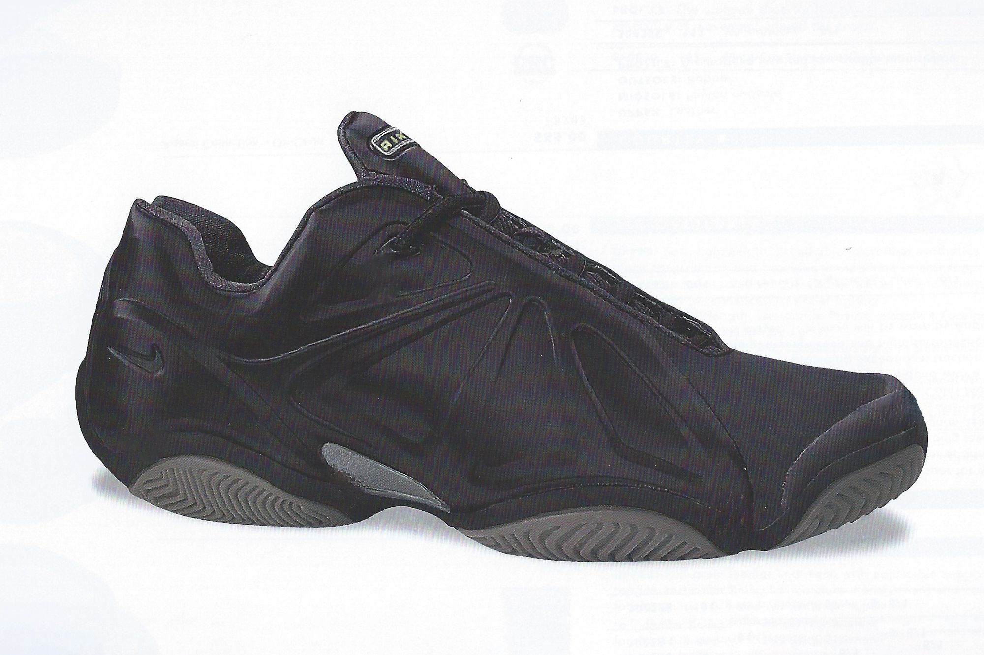 NIKE AIR ZOOM COURTPOSITE 304147 004 Anthracite/Lt Graphite-Key Lime