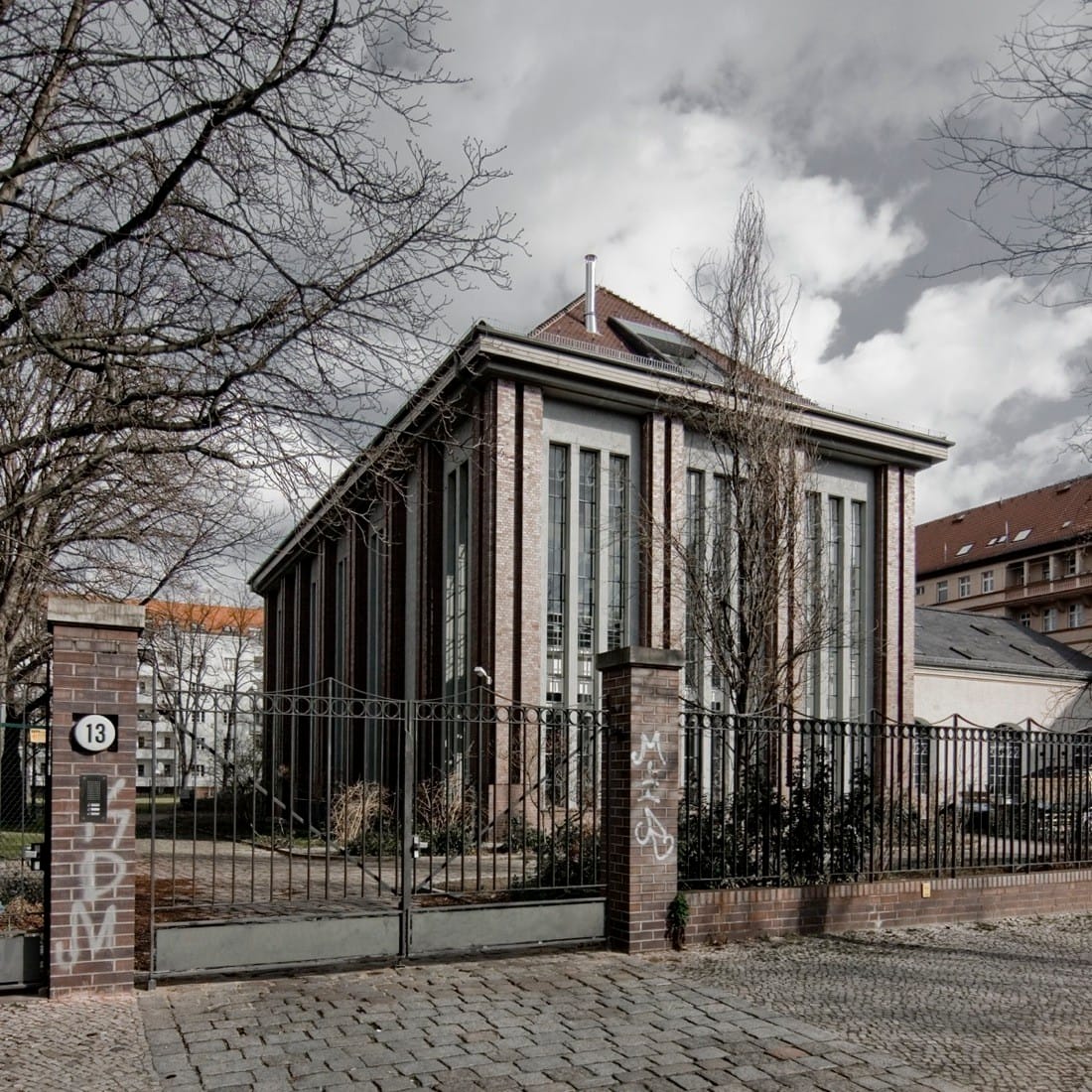 Exterior view of the former Neukölln water pumping station by Wenk und Wiese.