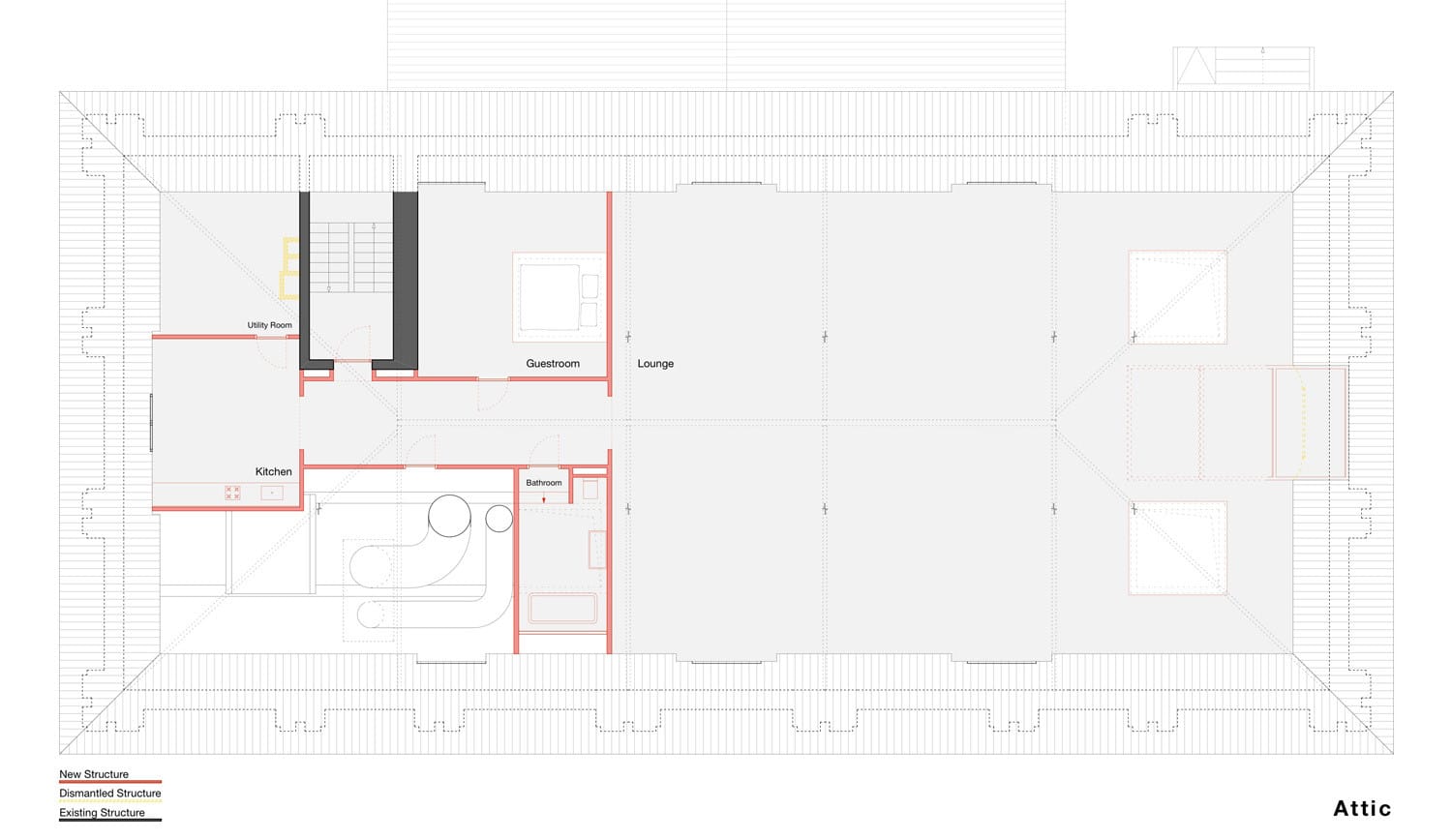 Architectural plan drawing for the Water Pumping Plant Renovation.