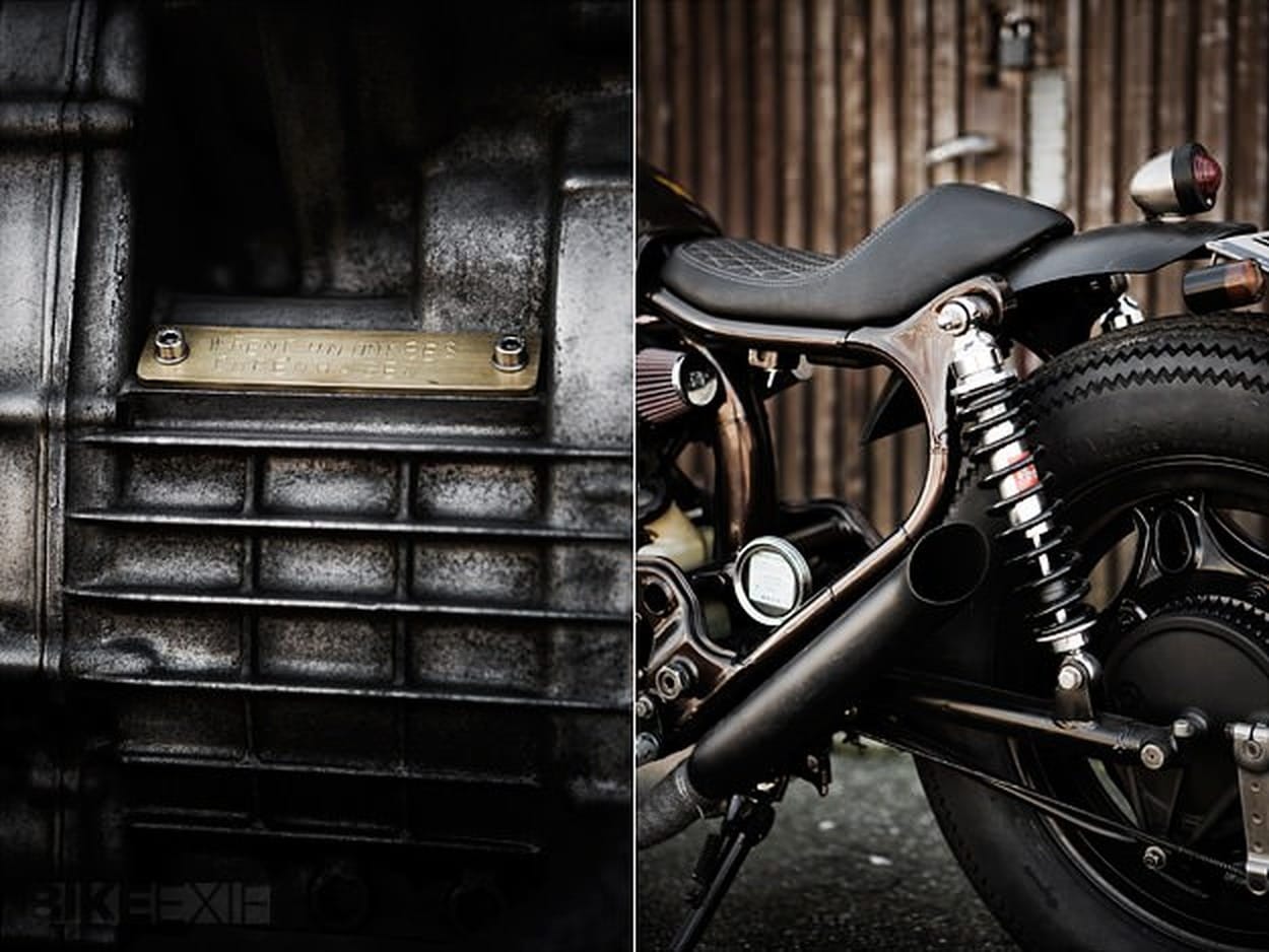 Honda CX500 by the Wrenchmonkees — engine and frame detail.