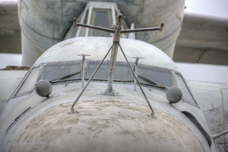 Lun-class Ekranoplan MD-160 — forward hull and cockpit at waterline