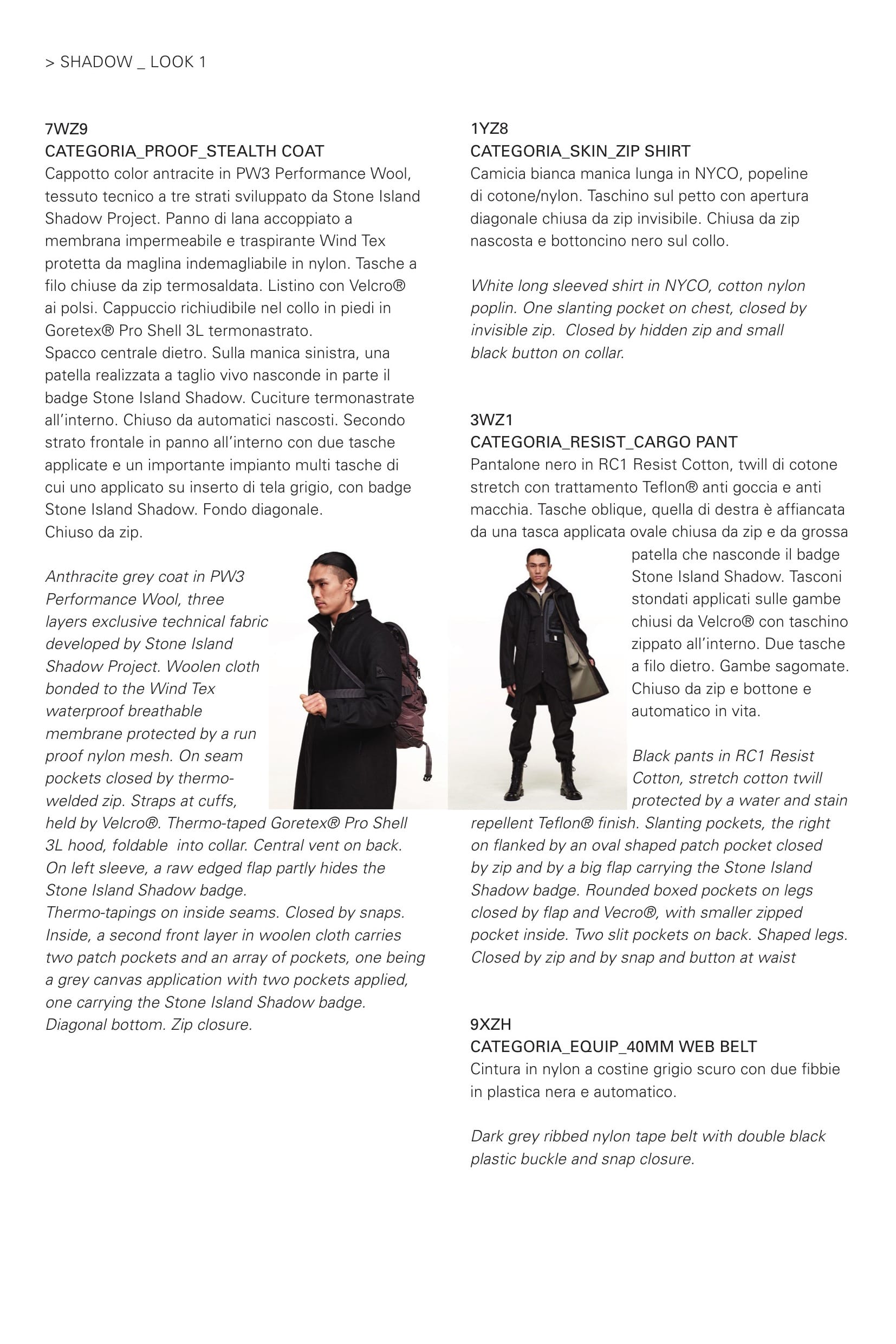 Stone Island Shadow Project AW2009–2010 lookbook, page 22