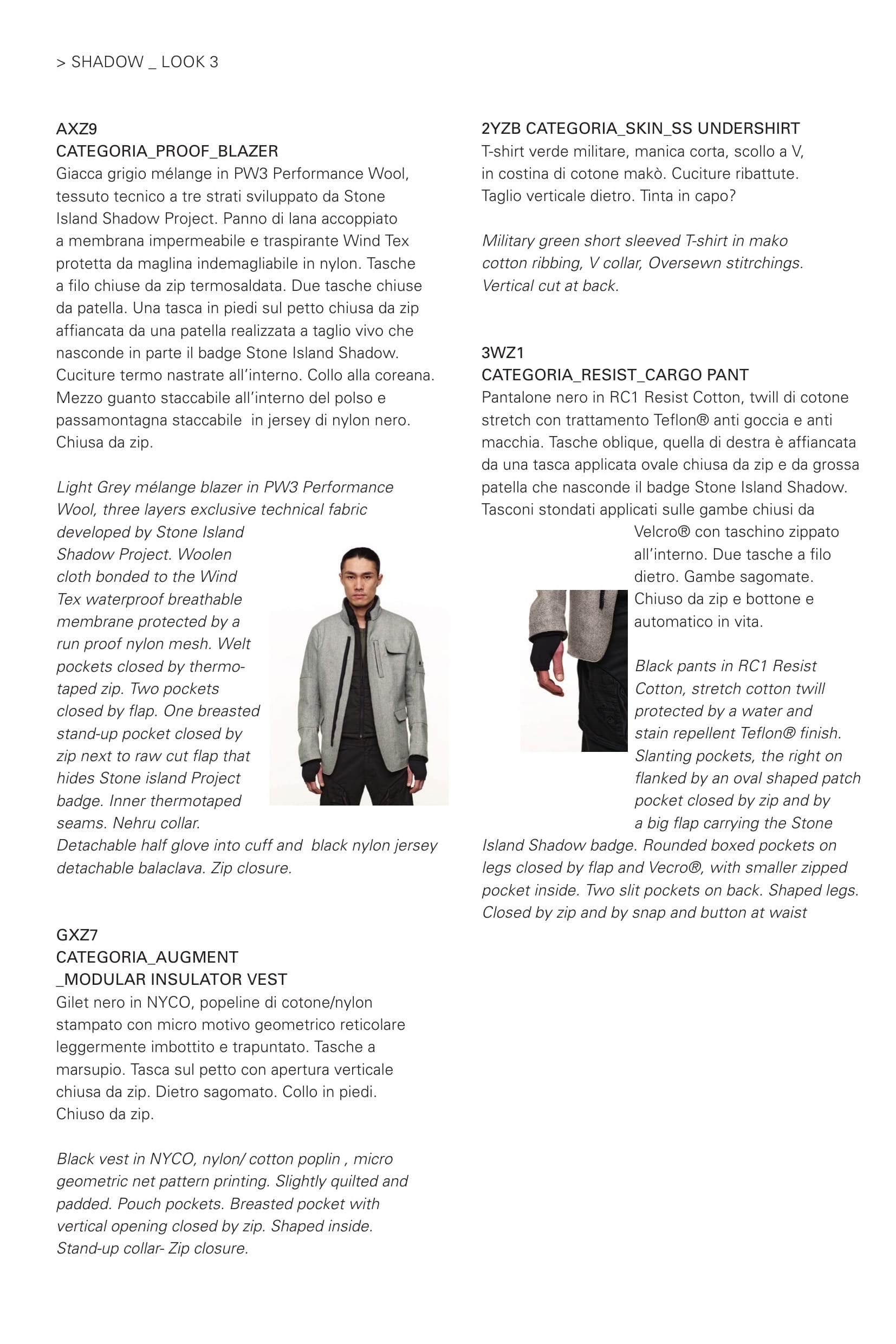 Stone Island Shadow Project AW2009–2010 lookbook, page 25