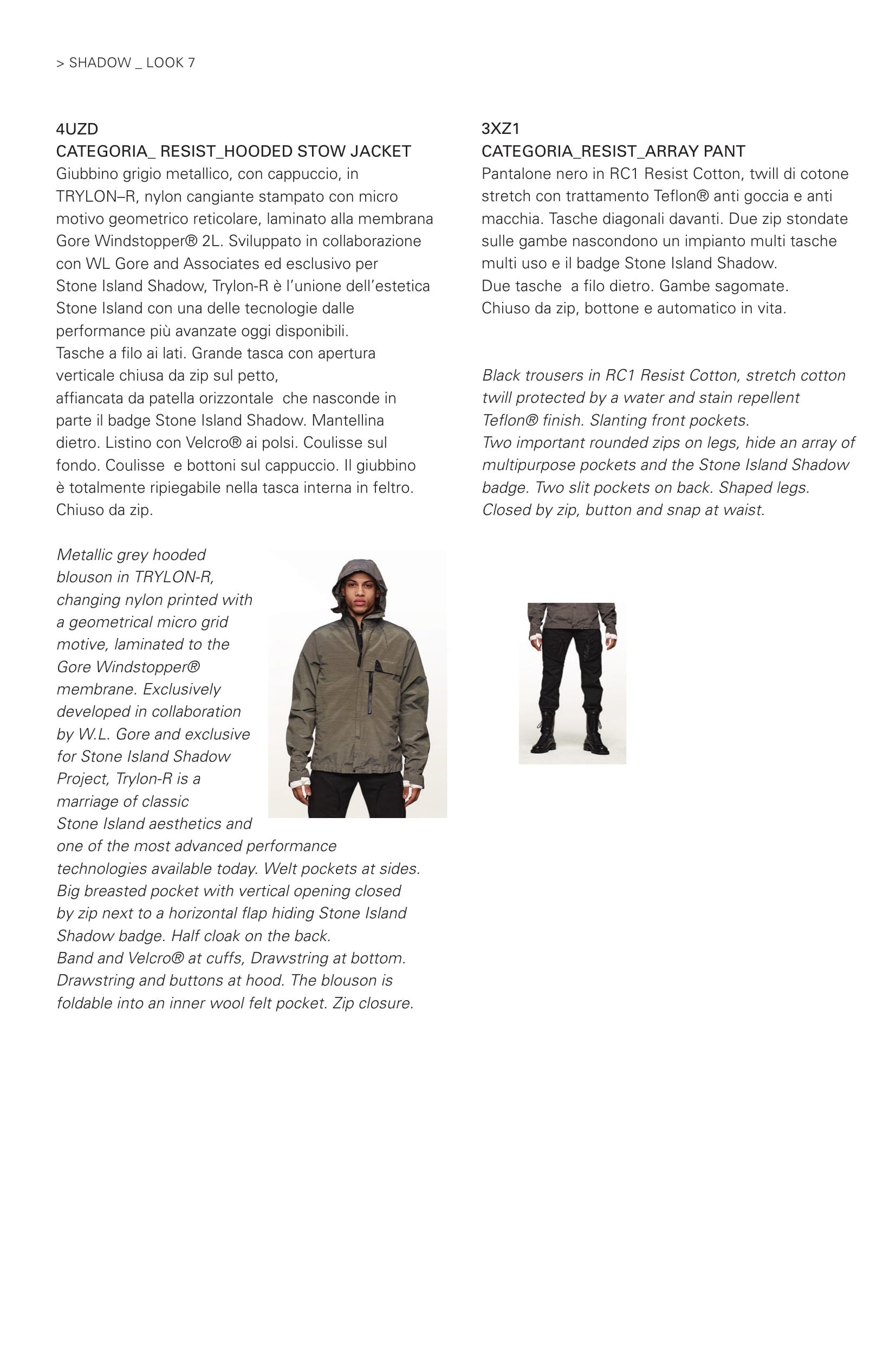 Stone Island Shadow Project AW2009–2010 lookbook, page 29
