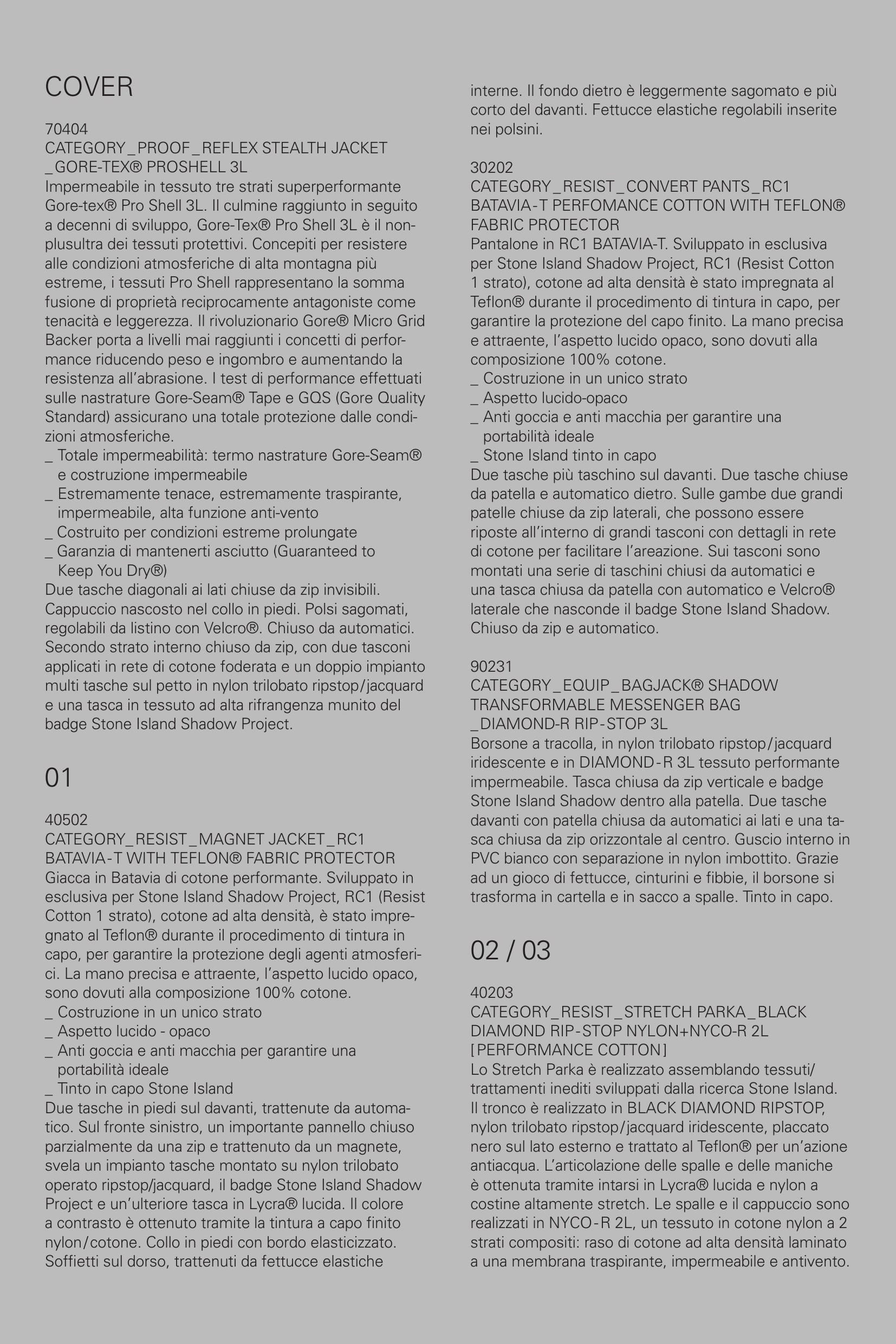 Stone Island Shadow Project SS2011 lookbook, page 40
